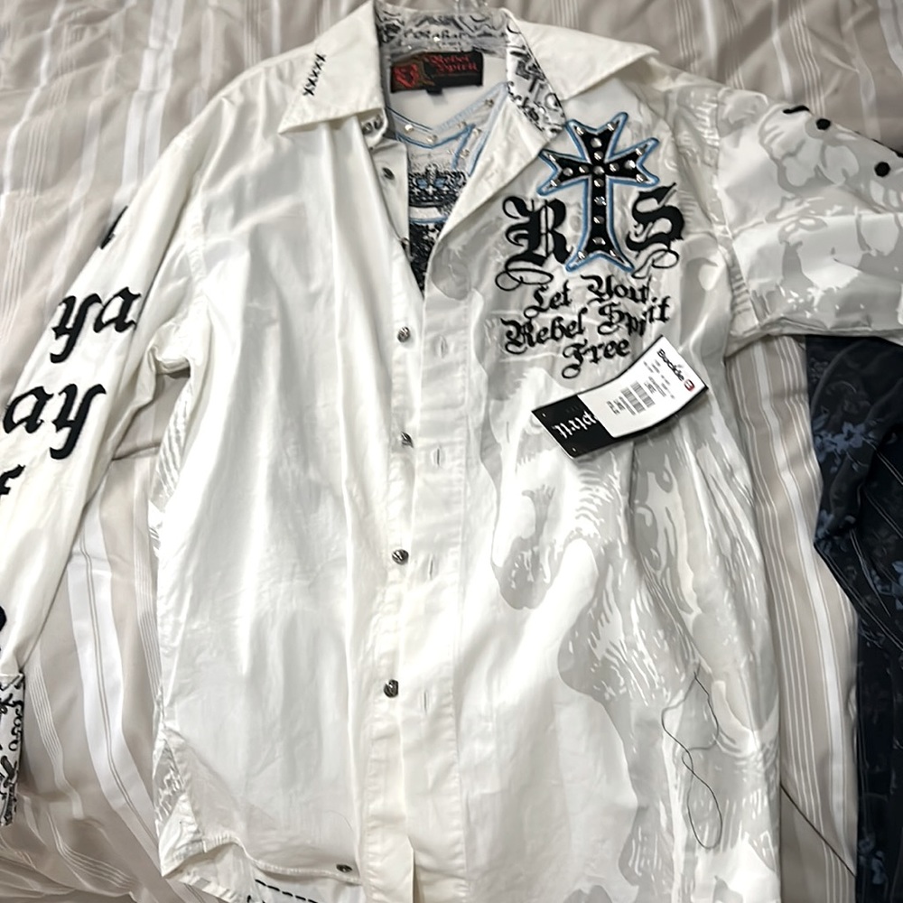 Long sleeve cool design dress shirt